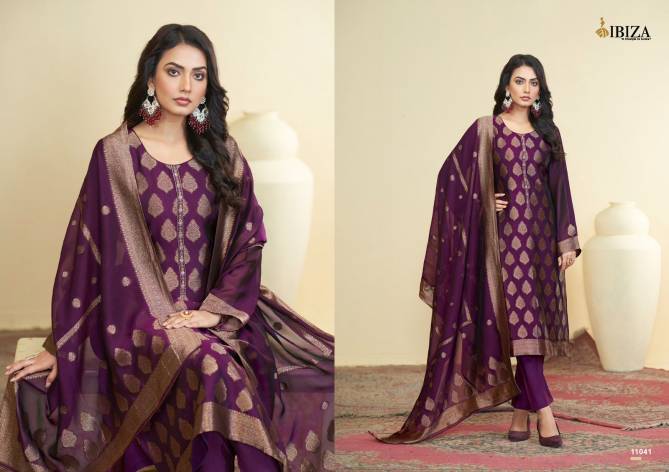 Dastoor By Ibiza Banglory Silk jacquard Designer Suit Wholesale Shop in Surat